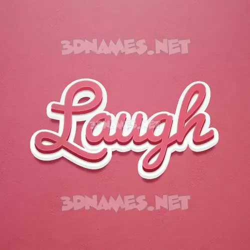 laugh in Red Scribble style - 3D name wallpaper laugh in Red Scribble style - 3D name wallpaper