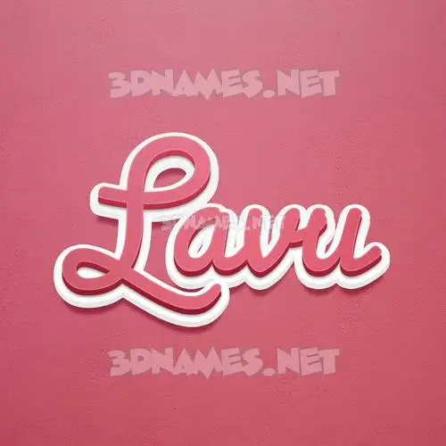 lavu in Red Scribble style - 3D name wallpaper lavu in Red Scribble style - 3D name wallpaper