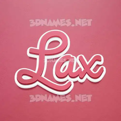 lax in Red Scribble style - 3D name wallpaper lax in Red Scribble style - 3D name wallpaper