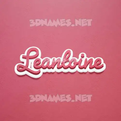leantoine in Red Scribble style - 3D name wallpaper leantoine in Red Scribble style - 3D name wallpaper