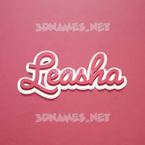 leasha in Red Scribble style - 3D name wallpaper leasha in Red Scribble style - 3D name wallpaper