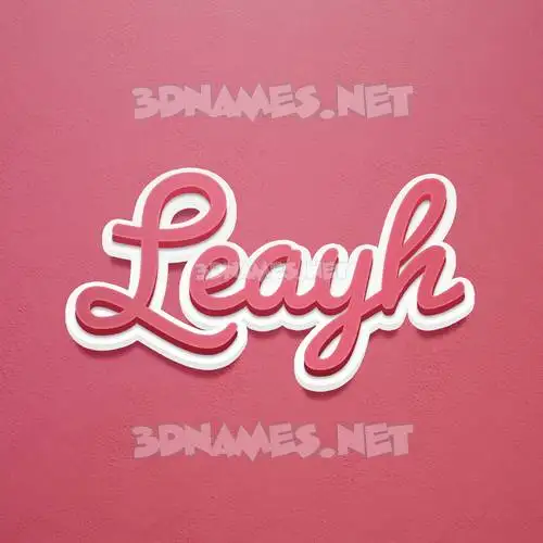leayh in Red Scribble style - 3D name wallpaper leayh in Red Scribble style - 3D name wallpaper