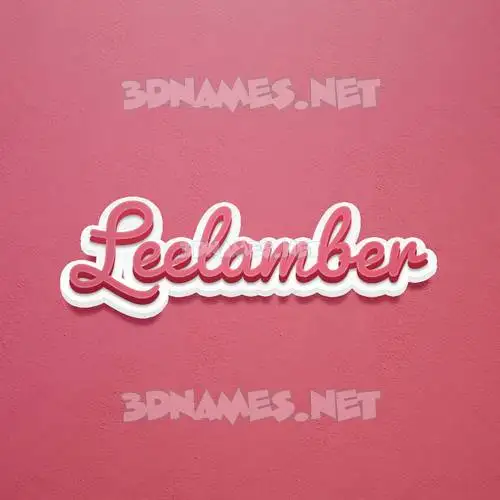 leelamber in Red Scribble style - 3D name wallpaper leelamber in Red Scribble style - 3D name wallpaper