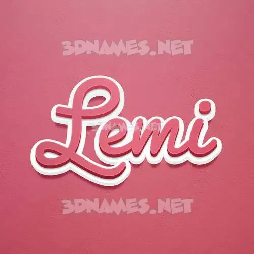 lemi in Red Scribble style - 3D name wallpaper lemi in Red Scribble style - 3D name wallpaper