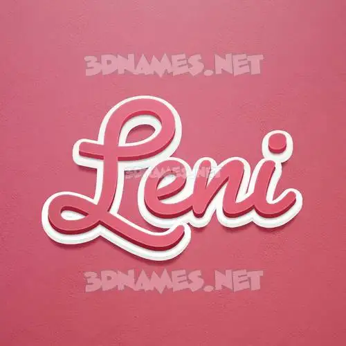leni in Red Scribble style - 3D name wallpaper leni in Red Scribble style - 3D name wallpaper