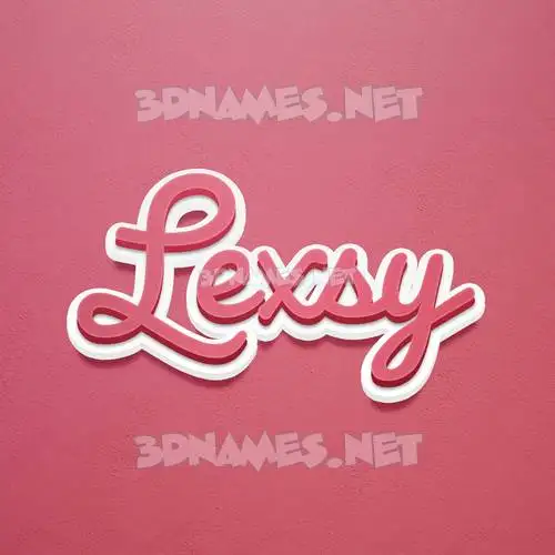 lexsy in Red Scribble style - 3D name wallpaper lexsy in Red Scribble style - 3D name wallpaper