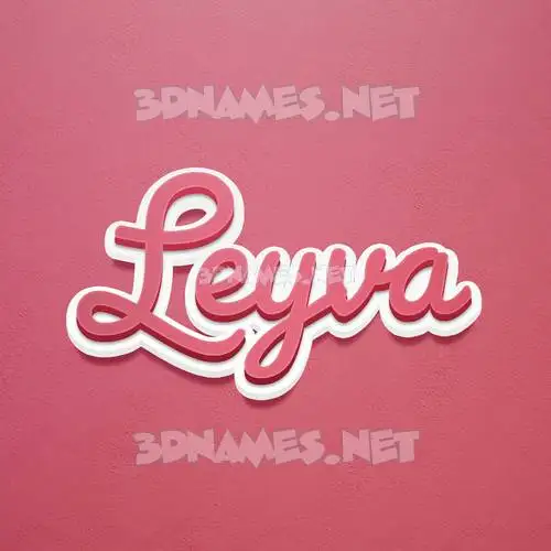 leyva in Red Scribble style - 3D name wallpaper leyva in Red Scribble style - 3D name wallpaper