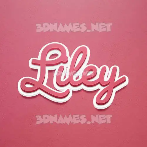 liley in Red Scribble style - 3D name wallpaper liley in Red Scribble style - 3D name wallpaper