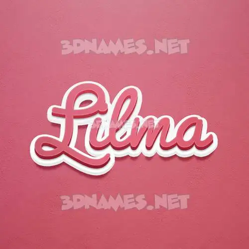 lilma in Red Scribble style - 3D name wallpaper lilma in Red Scribble style - 3D name wallpaper