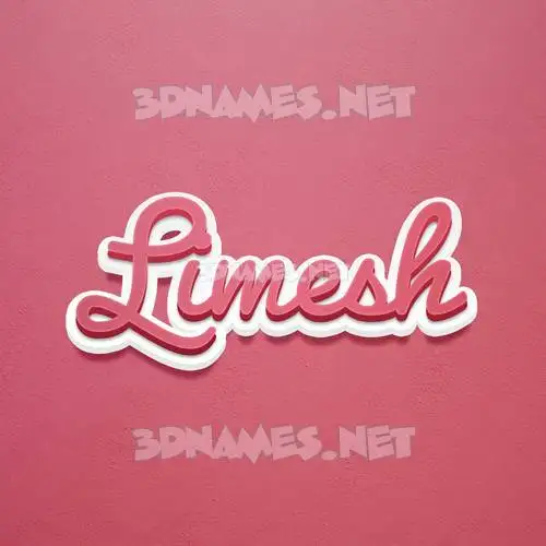 limesh in Red Scribble style - 3D name wallpaper limesh in Red Scribble style - 3D name wallpaper