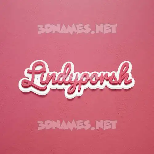 lindyporsh in Red Scribble style - 3D name wallpaper lindyporsh in Red Scribble style - 3D name wallpaper