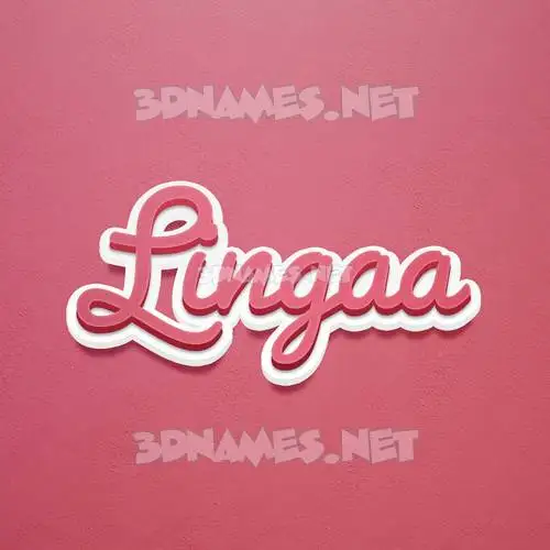 lingaa in Red Scribble style - 3D name wallpaper lingaa in Red Scribble style - 3D name wallpaper