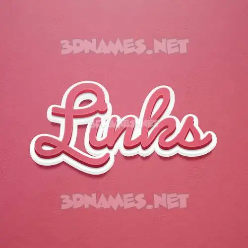 links in Red Scribble style - 3D name wallpaper links in Red Scribble style - 3D name wallpaper