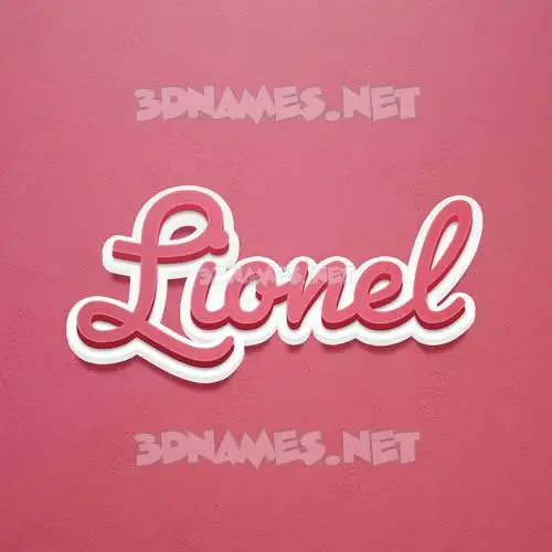 lionel in Red Scribble style - 3D name wallpaper lionel in Red Scribble style - 3D name wallpaper