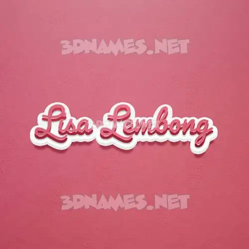 lisa lembong in Red Scribble style - 3D name wallpaper lisa lembong in Red Scribble style - 3D name wallpaper