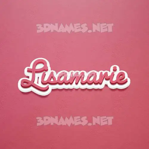 lisamarie in Red Scribble style - 3D name wallpaper lisamarie in Red Scribble style - 3D name wallpaper