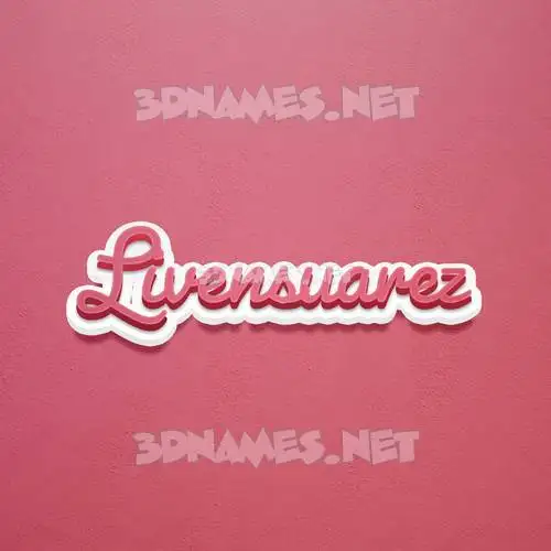livensuarez in Red Scribble style - 3D name wallpaper livensuarez in Red Scribble style - 3D name wallpaper