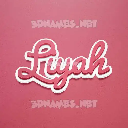 liyah in Red Scribble style - 3D name wallpaper liyah in Red Scribble style - 3D name wallpaper