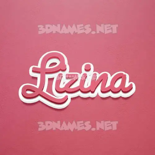 lizina in Red Scribble style - 3D name wallpaper lizina in Red Scribble style - 3D name wallpaper