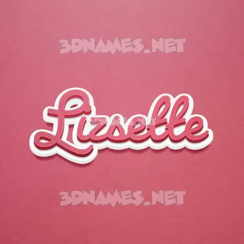 lizsette in Red Scribble style - 3D name wallpaper lizsette in Red Scribble style - 3D name wallpaper