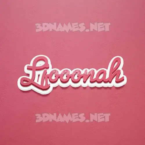 ljooonah in Red Scribble style - 3D name wallpaper ljooonah in Red Scribble style - 3D name wallpaper