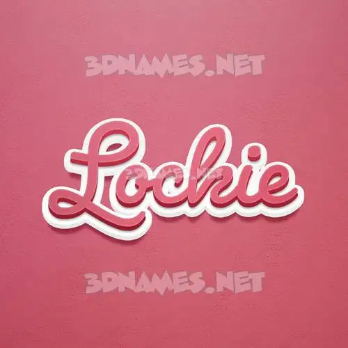 lockie in Red Scribble style - 3D name wallpaper lockie in Red Scribble style - 3D name wallpaper