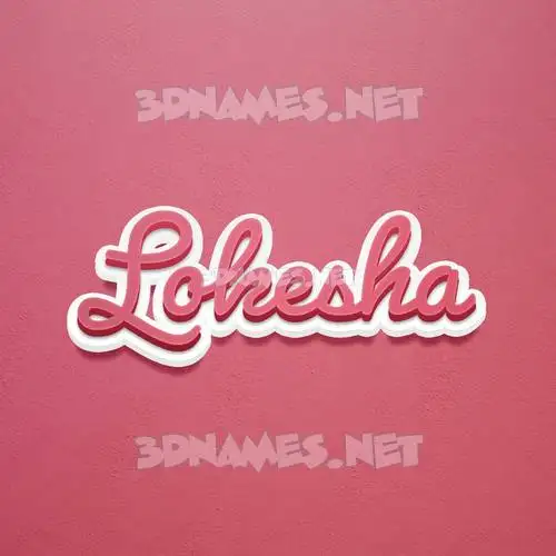 lokesha in Red Scribble style - 3D name wallpaper lokesha in Red Scribble style - 3D name wallpaper
