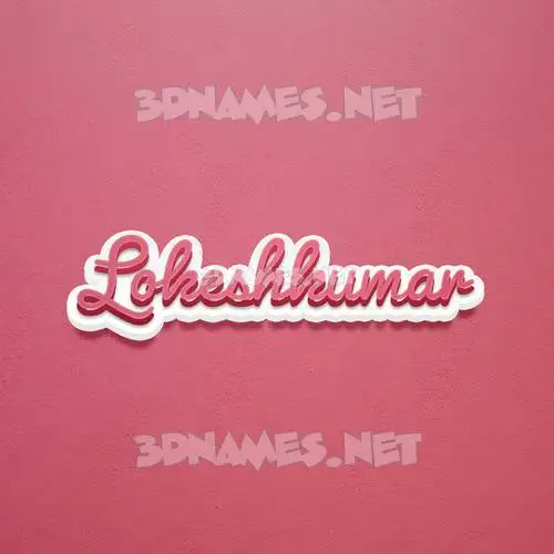 lokeshkumar in Red Scribble style - 3D name wallpaper lokeshkumar in Red Scribble style - 3D name wallpaper