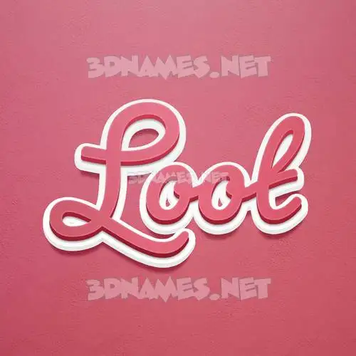 loot in Red Scribble style - 3D name wallpaper loot in Red Scribble style - 3D name wallpaper