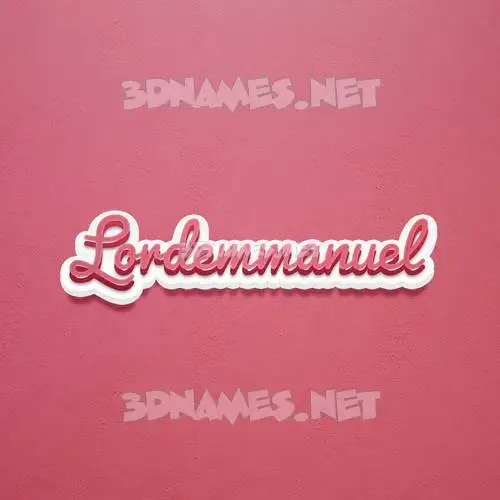 lordemmanuel in Red Scribble style - 3D name wallpaper lordemmanuel in Red Scribble style - 3D name wallpaper