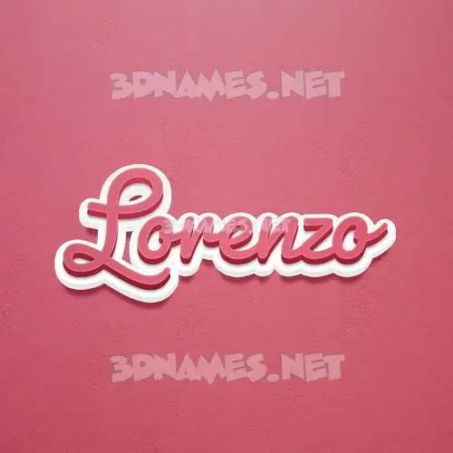 lorenzo in Red Scribble style - 3D name wallpaper lorenzo in Red Scribble style - 3D name wallpaper