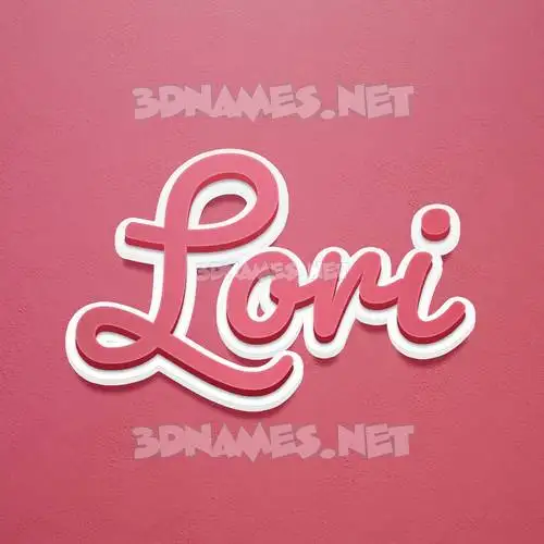 lori in Red Scribble style - 3D name wallpaper lori in Red Scribble style - 3D name wallpaper