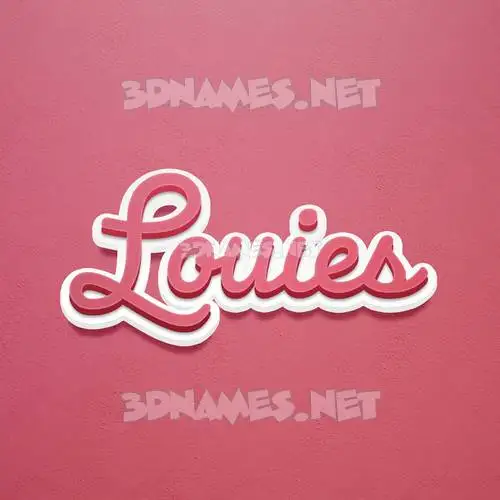 louies in Red Scribble style - 3D name wallpaper louies in Red Scribble style - 3D name wallpaper