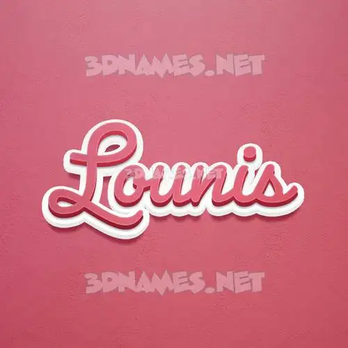 lounis in Red Scribble style - 3D name wallpaper lounis in Red Scribble style - 3D name wallpaper