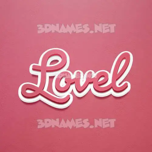 lovel in Red Scribble style - 3D name wallpaper lovel in Red Scribble style - 3D name wallpaper