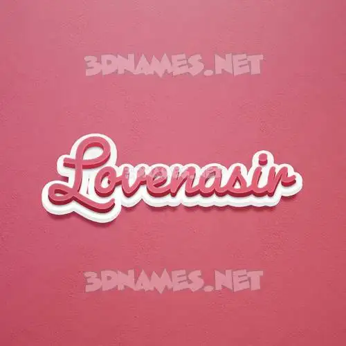 lovenasir in Red Scribble style - 3D name wallpaper lovenasir in Red Scribble style - 3D name wallpaper