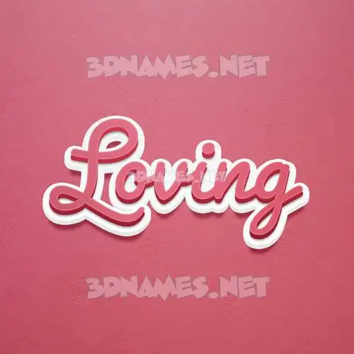 loving in Red Scribble style - 3D name wallpaper loving in Red Scribble style - 3D name wallpaper