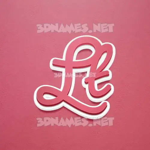 lt in Red Scribble style - 3D name wallpaper lt in Red Scribble style - 3D name wallpaper