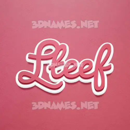 lteef in Red Scribble style - 3D name wallpaper lteef in Red Scribble style - 3D name wallpaper