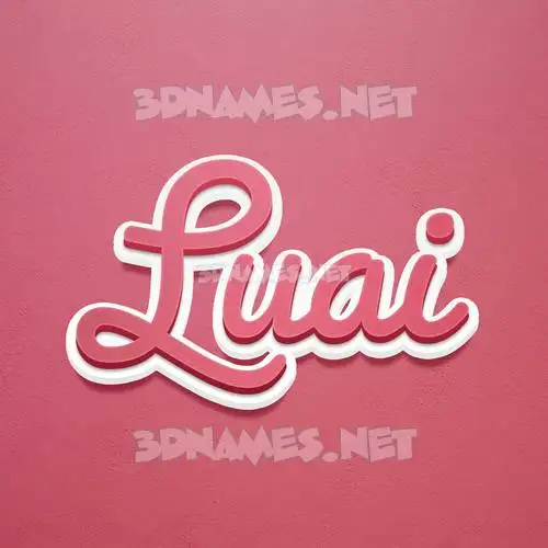 luai in Red Scribble style - 3D name wallpaper luai in Red Scribble style - 3D name wallpaper