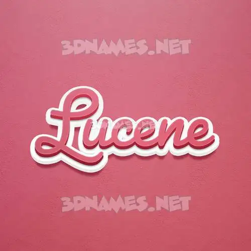 lucene in Red Scribble style - 3D name wallpaper lucene in Red Scribble style - 3D name wallpaper