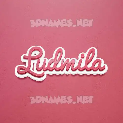 ludmila in Red Scribble style - 3D name wallpaper ludmila in Red Scribble style - 3D name wallpaper