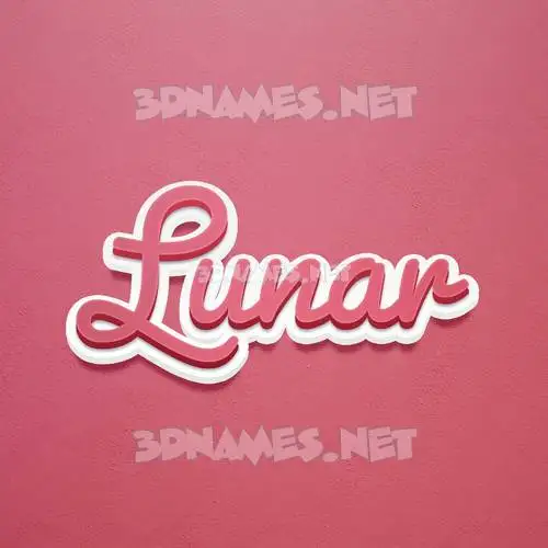 lunar in Red Scribble style - 3D name wallpaper lunar in Red Scribble style - 3D name wallpaper