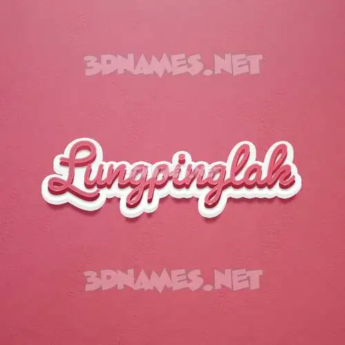 lungpinglak in Red Scribble style - 3D name wallpaper lungpinglak in Red Scribble style - 3D name wallpaper
