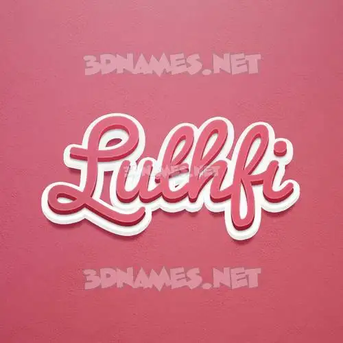 luthfi in Red Scribble style - 3D name wallpaper luthfi in Red Scribble style - 3D name wallpaper