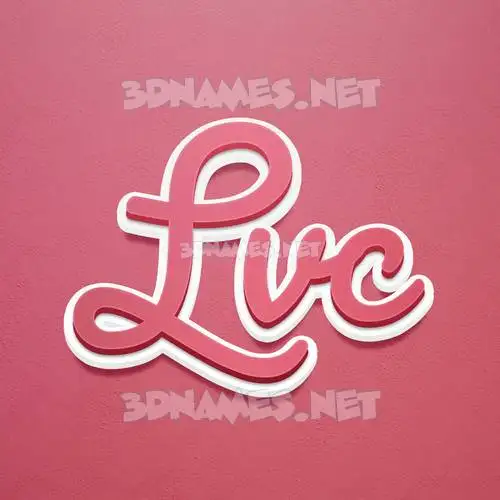 lvc in Red Scribble style - 3D name wallpaper lvc in Red Scribble style - 3D name wallpaper