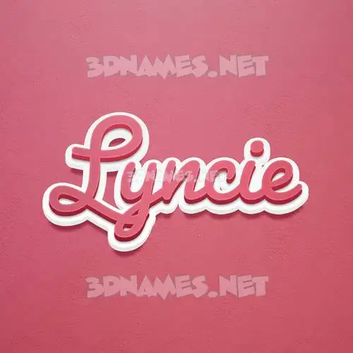 lyncie in Red Scribble style - 3D name wallpaper lyncie in Red Scribble style - 3D name wallpaper