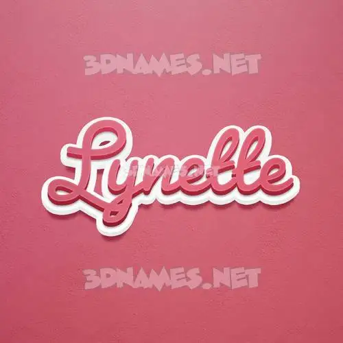 lynette in Red Scribble style - 3D name wallpaper lynette in Red Scribble style - 3D name wallpaper