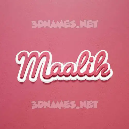 maalik in Red Scribble style - 3D name wallpaper maalik in Red Scribble style - 3D name wallpaper