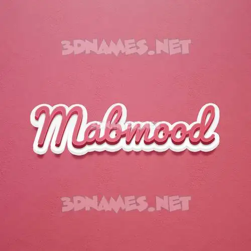 mabmood in Red Scribble style - 3D name wallpaper mabmood in Red Scribble style - 3D name wallpaper